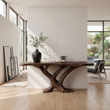 Contemporary Loop Console Table Modern Hallway
