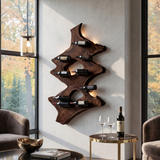 Mid Century Wine Stand For Kitchen Home Bar Display