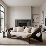 Organic Sculptural Sofa For Living Room Space