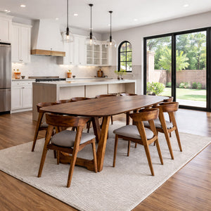 Modern Artistic Dining Table With Sculptural Presence For Dining Room