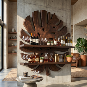Modern Wall Wine Holder For Home Bar Bottle Showcase