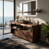 Modern Mid Century Vanity For Bathroom Makeover