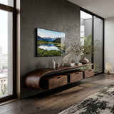 Modern TV Console Open Storage For Living Room