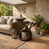 Japandi Multi Level Side Table Lakeside Living Room