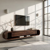 Organic Floating Sculptural TV Console For Living Room