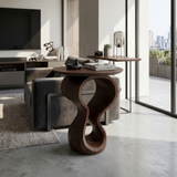 Organic Twisted End Table Villa Living Room