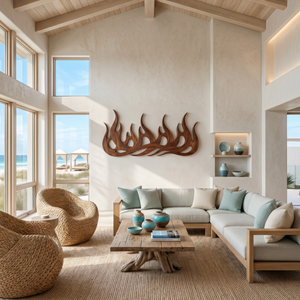 Scandinavian Organic Wall Decor For Coastal Interior Space