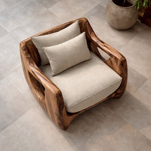 Modern Farmhouse Accent Chair For Living Room