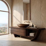 Contemporary Bathroom Vanity With Storage And Drawers For Bathroom