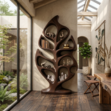 Organic Storage Bookshelf For Comfortable Reading Space