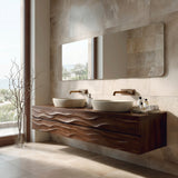 Modern Floating Bathroom Vanity With Wave Texture For Bathroom