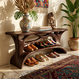 Minimalist Shoe Rack Shelf For Mudroom Storage Niche Display