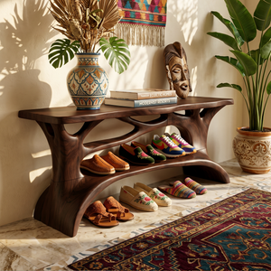 Minimalist Shoe Rack Shelf For Mudroom Storage Niche Display