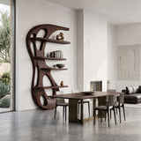 Modern Organic Bookshelf For Living Room Interior Decor