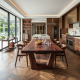 Minimalist Dining Table With Sleek Look For Dining Room