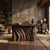 Contemporary Live Form Hall Table For Penthouse Interior Space