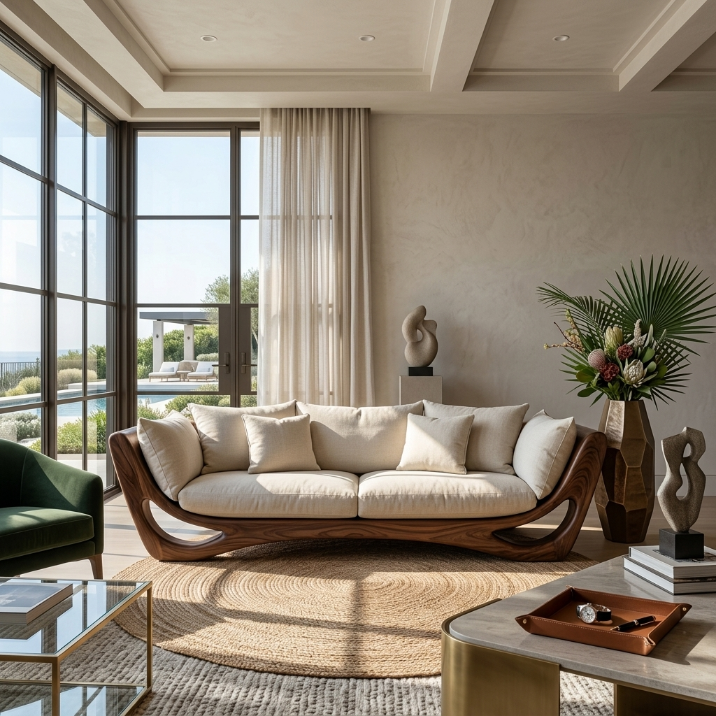 Modern Frame Sofa For Living Room Or Lounge