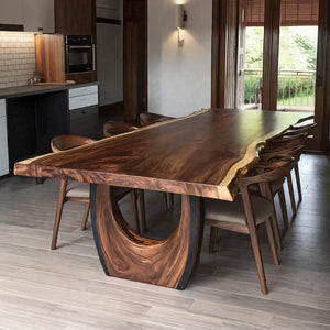 Handcrafted Live Edge Dining Table For Dining Room Decor