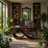 Luxury Infinity Base Executive Desk Designer Office