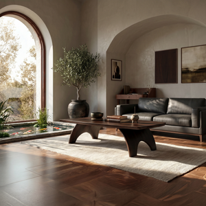 Sculptural Storage Coffee Table For Contemporary Lounge