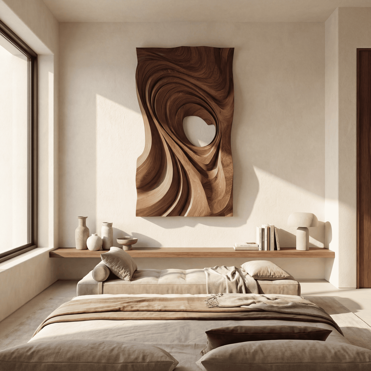Modern Abstract Wall Panel Decor For Study Area