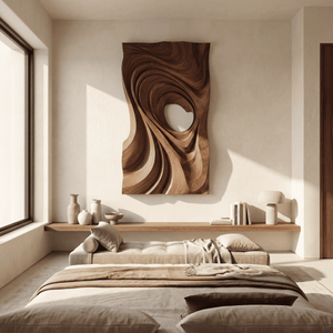Modern Abstract Wall Panel Decor For Study Area