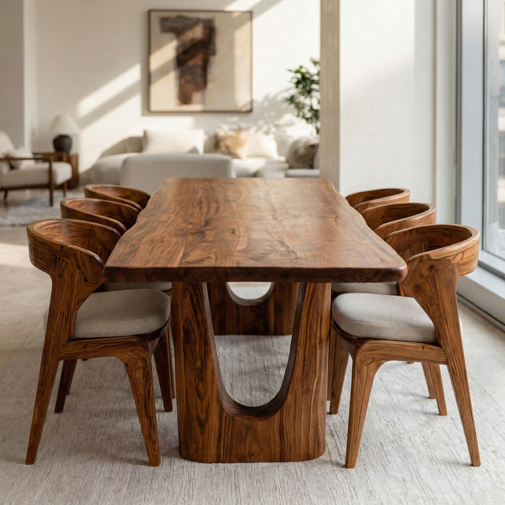 Modern Handcrafted Dining Table For Dining Room Area
