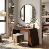 Industrial Makeup Vanity Desk Home Office Beauty Space Personal Area
