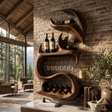 Modern Sculptural Bottle Display For Living Space