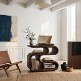 Minimalist Record Player Cabinet For Apartment Living Space