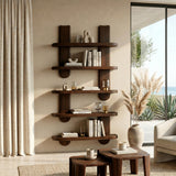 Modern Wooden Wall Mounted Bookshelf For Home Decor
