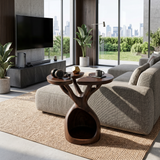Nature Inspired Branch Side Table Sunroom Corner