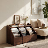 Modern Classic Wooden Magazine Rack For Home Decor