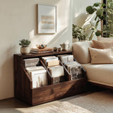 Contemporary Angled Pocket Magazine Rack For Living Room