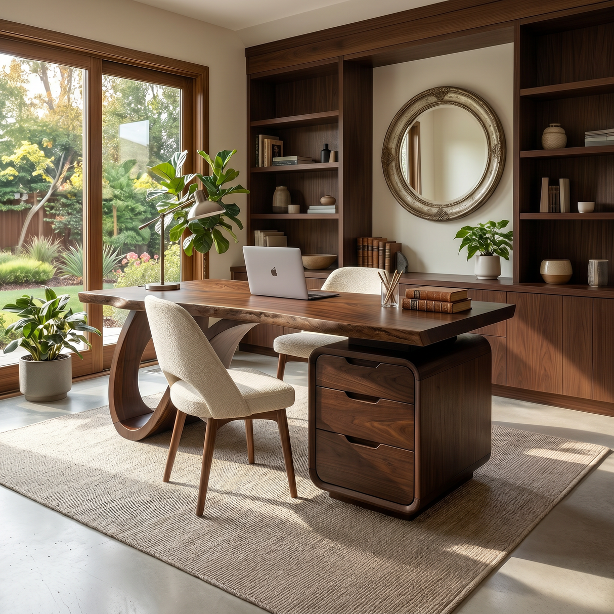 Modern Corner Executive Desk Coastal Home