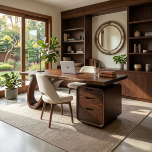 Modern Corner Executive Desk Coastal Home