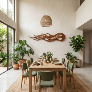 Modern Abstract Figure Wall Art For Reception Area