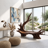 Handcrafted Live Edge Bench For Artistic Patio Designs