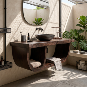Luxury Wood Vanity Unit For Master Suite