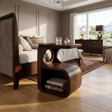 Scandinavian Flowing Accent Table For Reading Lounge Interior