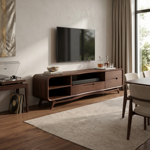 Minimalist Wooden TV Cabinet For Urban Apartment Decor