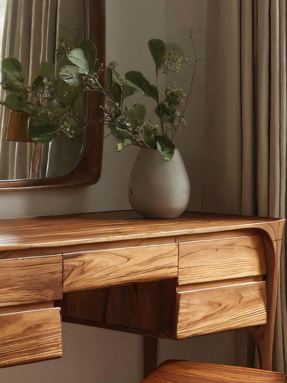 Handmade Vanity Desk With Drawers For Bedroom