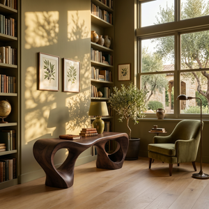 Modern Looped Frame Bench For Hallway Interior Space
