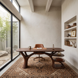 Modern Organic Form Study Desk Bedroom Workspace