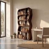 Minimalist Decorative Bookcase Storage Organizer For Bedroom Space