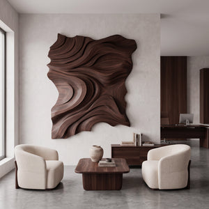 Modern Abstract Wall Sculpture For Living Room Decor