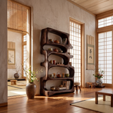 Modern Artistic Bookcase Storage Organizer For Study Room