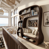 Minimalist Storage Bookcase For Modern Bedroom Interior