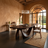 Minimalist Irregular Dining Table For Apartment Dining Area