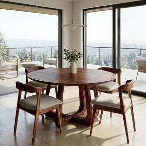 Mid Century Wooden Dining Table For Kitchen Furniture